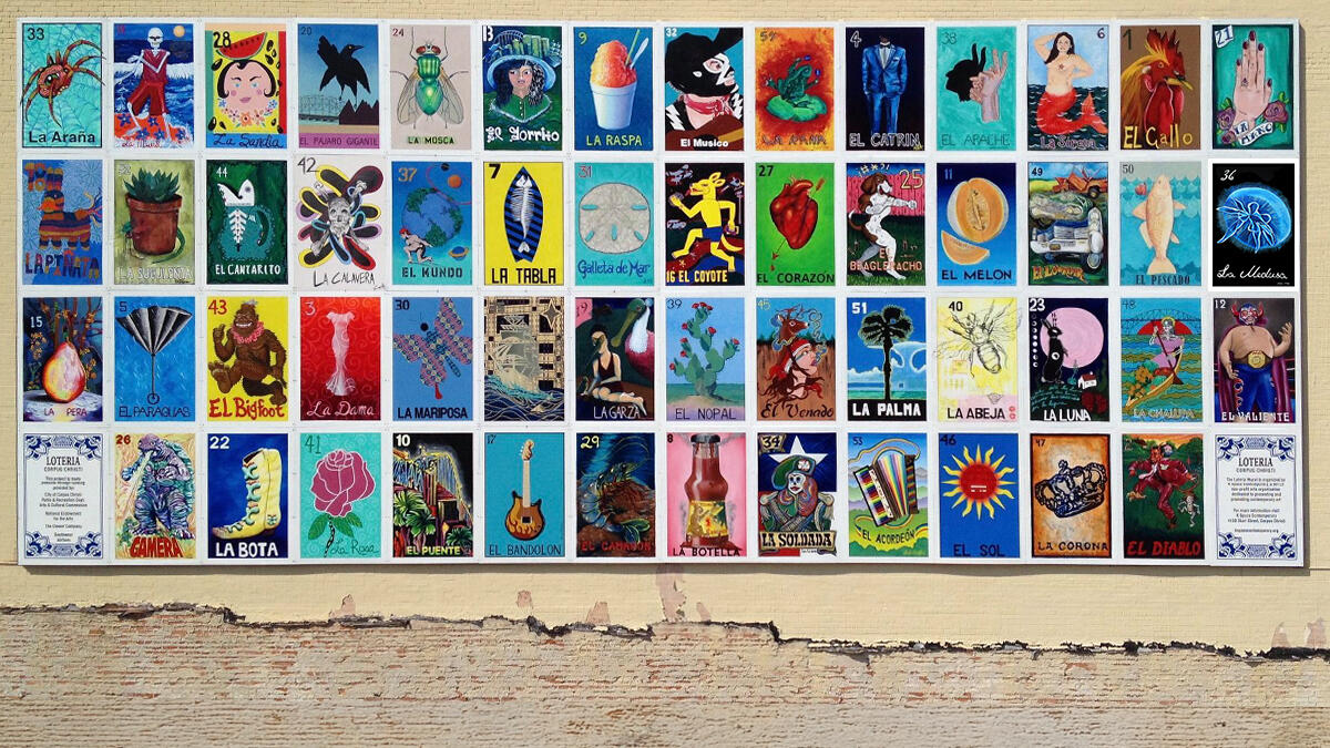 #36 La Medusa painting #36 La Medusa painting was created for the “Loteria Corpus Christi” downtown mural and K Space Contemporary exhibit.