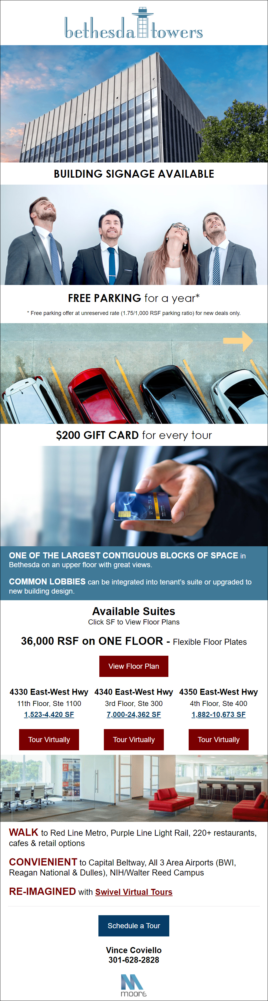 Bethesda Towers lease email