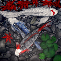 koi painting